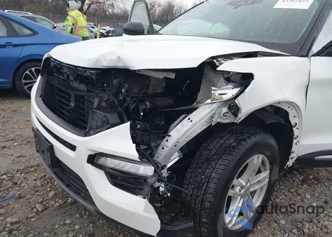 2020 Ford Explorer Xlt z USA, uszkodzony, nr VIN 1FMSK8DH5LGC77123